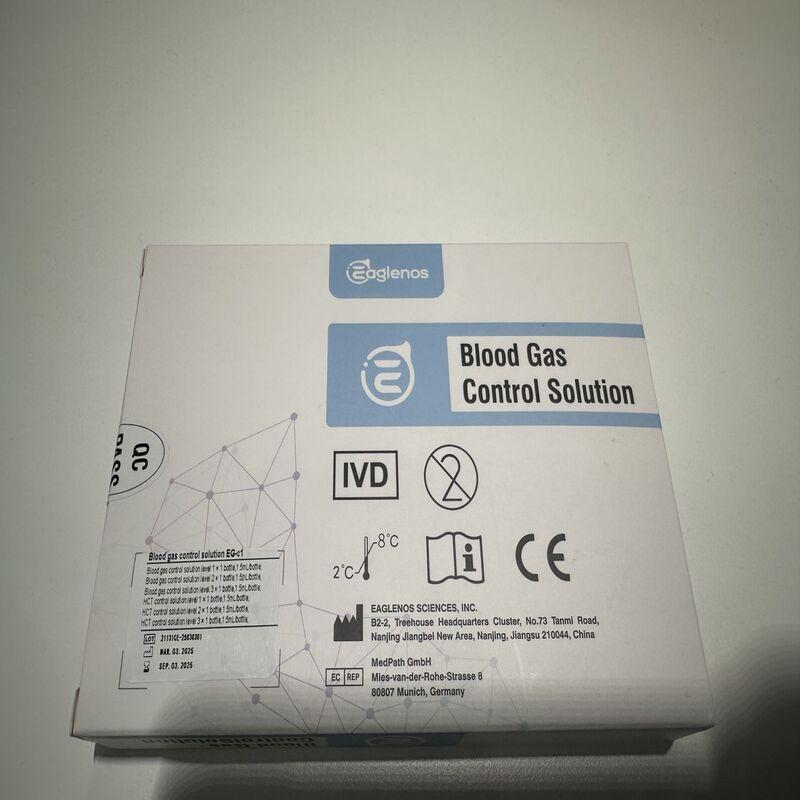 Набір контрольних розчинів газів крові EN102QC2 (6 х 1,5 мл, 3 рівня контролів газів крові)